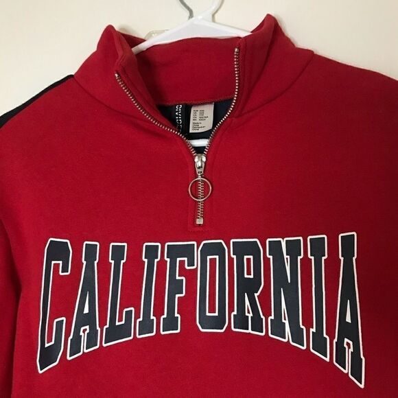 New H&m Women California Half Zip Pullover sweater - Picture 2 of 5